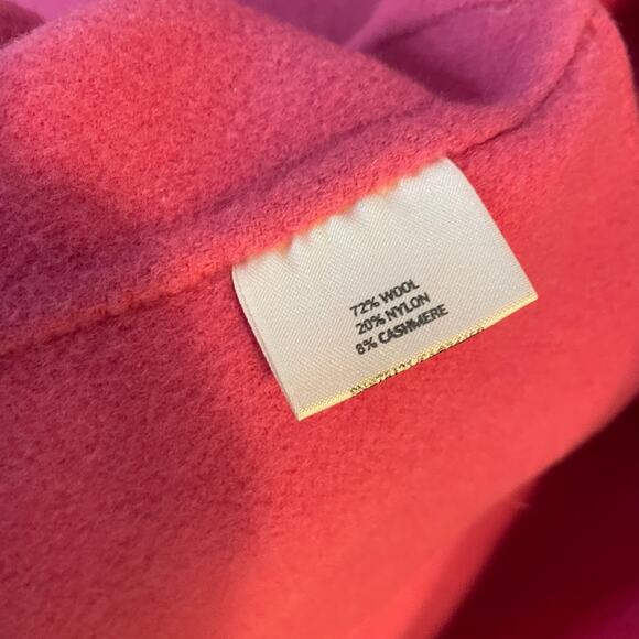 Eileen Fisher Wool & Cashmere Pink Thick Open Blazer Cardigan Women's Medium EUC - Picture 9 of 15
